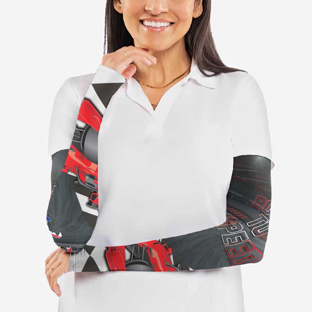 Racing Car 2025 Arm Sleeves GP Circuits Born To Speed - Wonder Print Shop