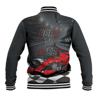Racing Car 2025 Baseball Jacket GP Circuits Born To Speed - Wonder Print Shop