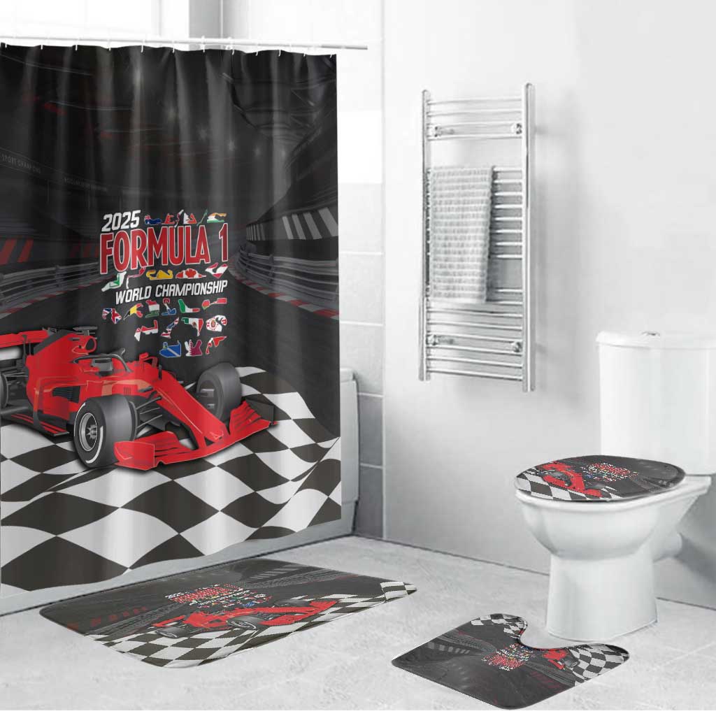 Racing Car 2025 Bathroom Set GP Circuits Born To Speed - Wonder Print Shop