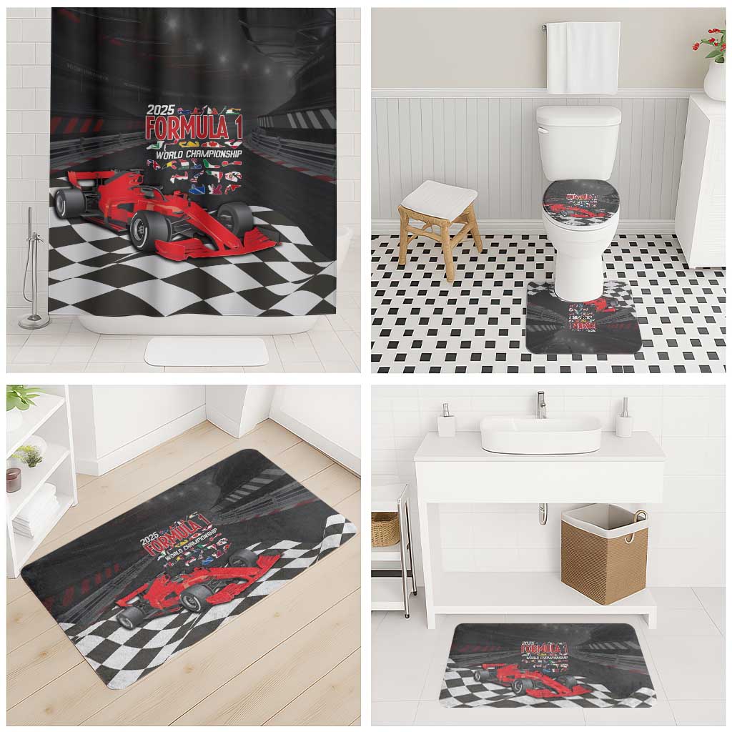 Racing Car 2025 Bathroom Set GP Circuits Born To Speed - Wonder Print Shop