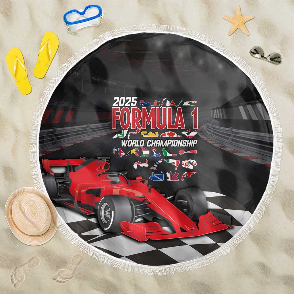 Racing Car 2025 Beach Blanket GP Circuits Born To Speed - Wonder Print Shop