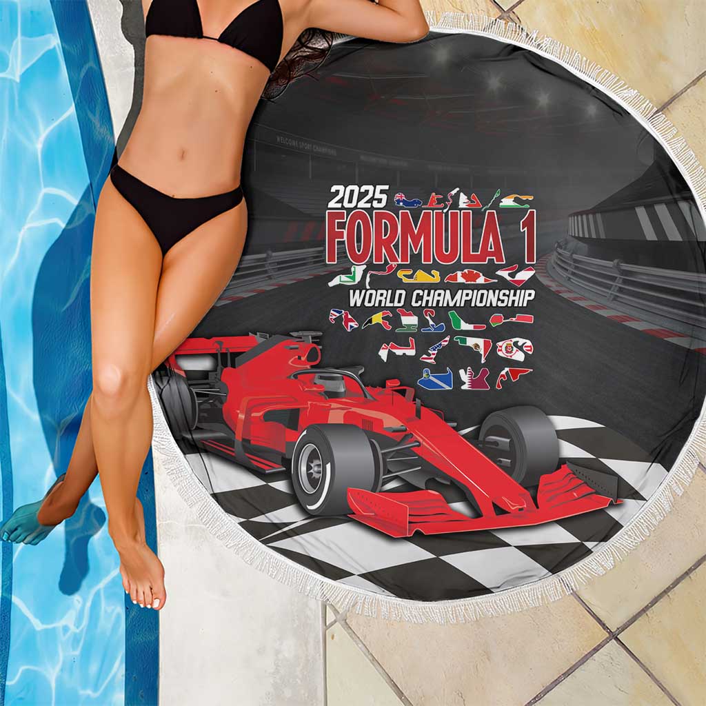 Racing Car 2025 Beach Blanket GP Circuits Born To Speed - Wonder Print Shop