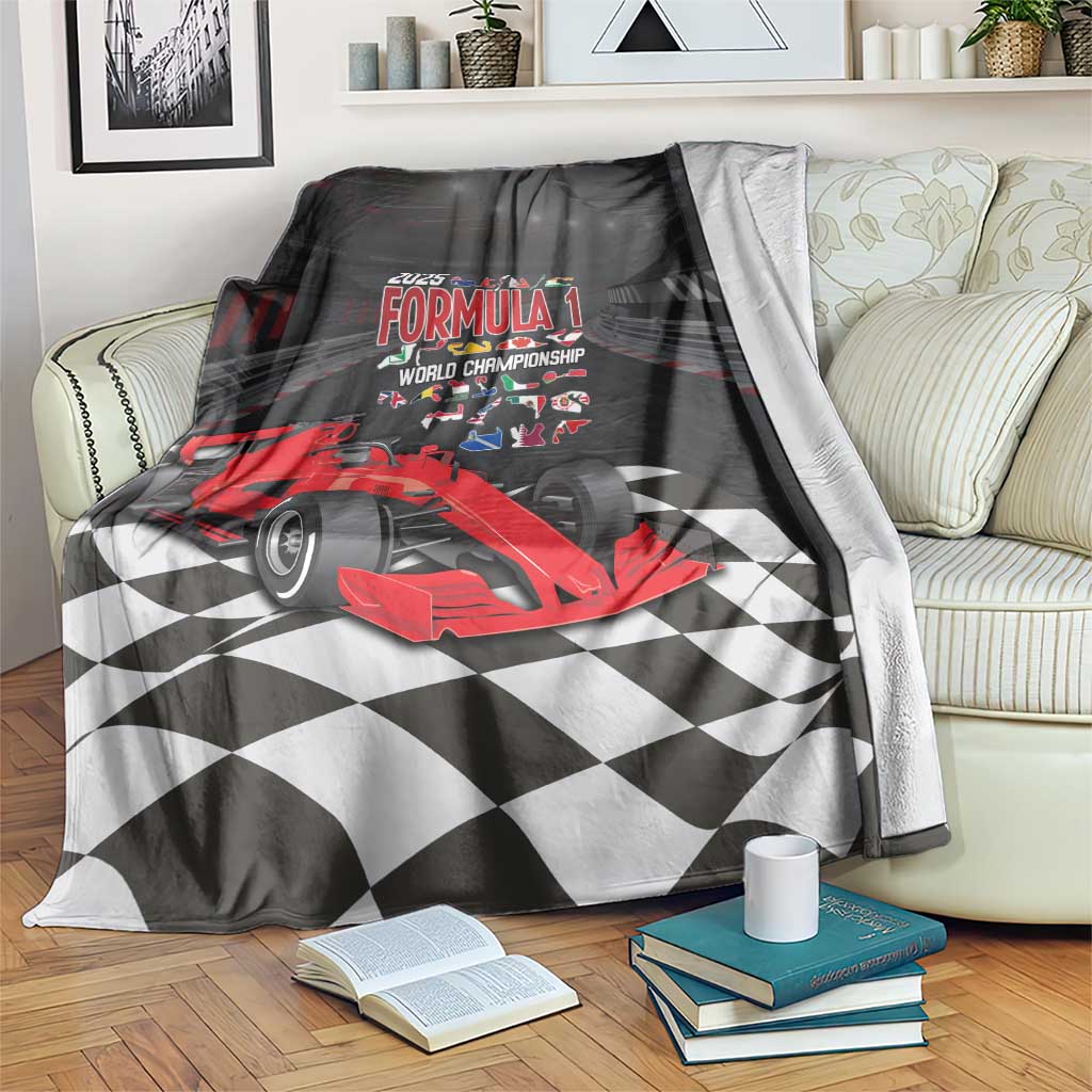 Racing Car 2025 Blanket GP Circuits Born To Speed - Wonder Print Shop