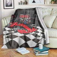 Racing Car 2025 Blanket GP Circuits Born To Speed - Wonder Print Shop