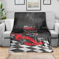 Racing Car 2025 Blanket GP Circuits Born To Speed - Wonder Print Shop