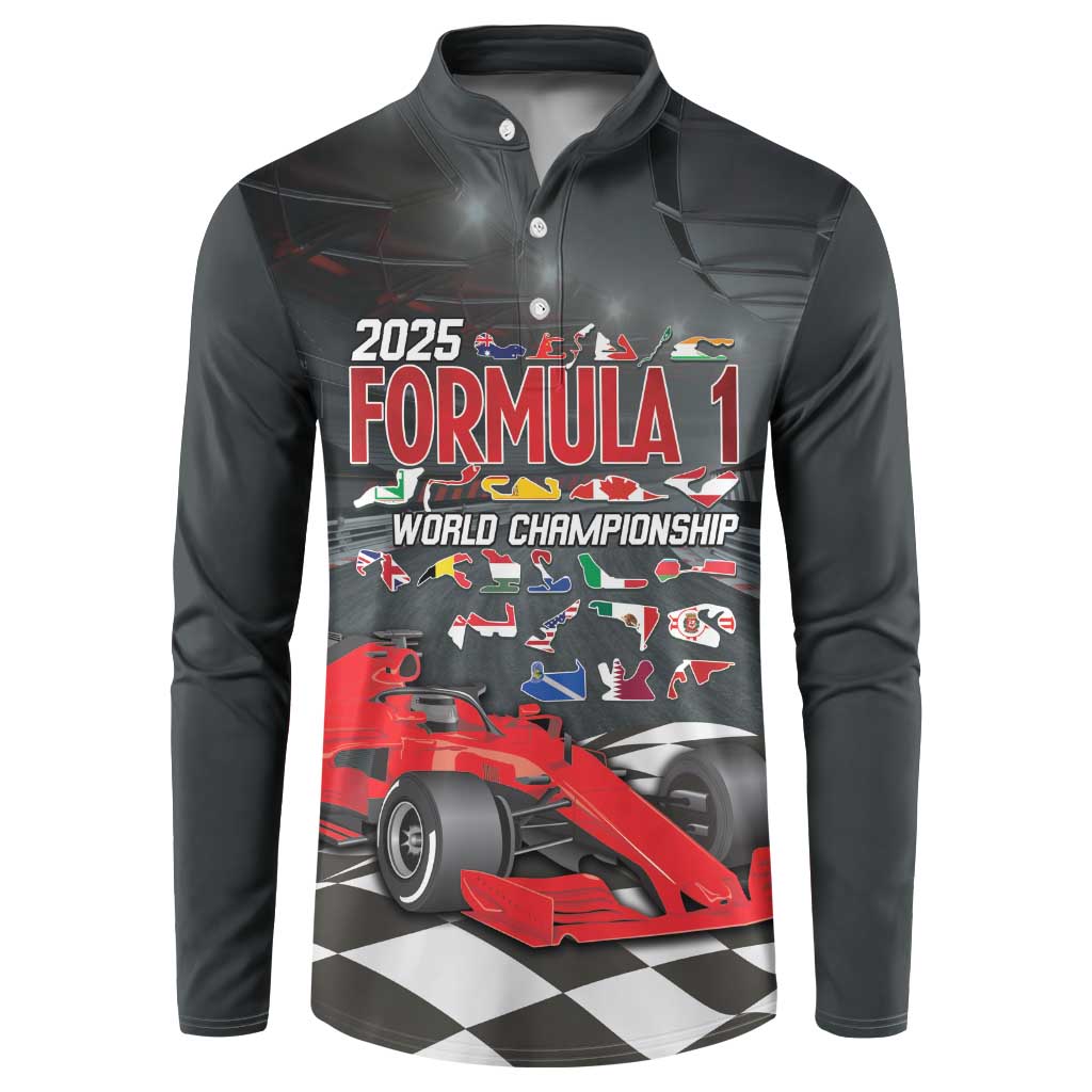 Racing Car 2025 Button Sweatshirt GP Circuits Born To Speed - Wonder Print Shop