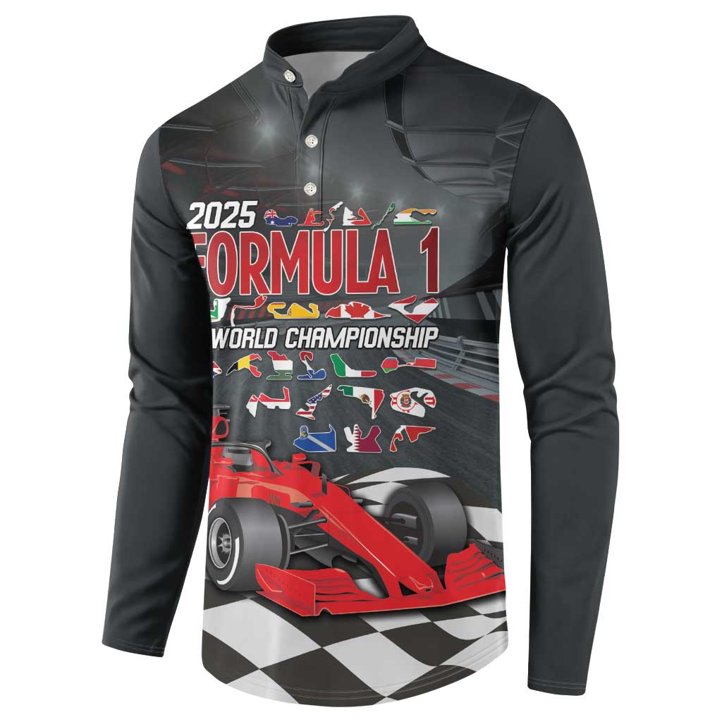 Racing Car 2025 Button Sweatshirt GP Circuits Born To Speed - Wonder Print Shop