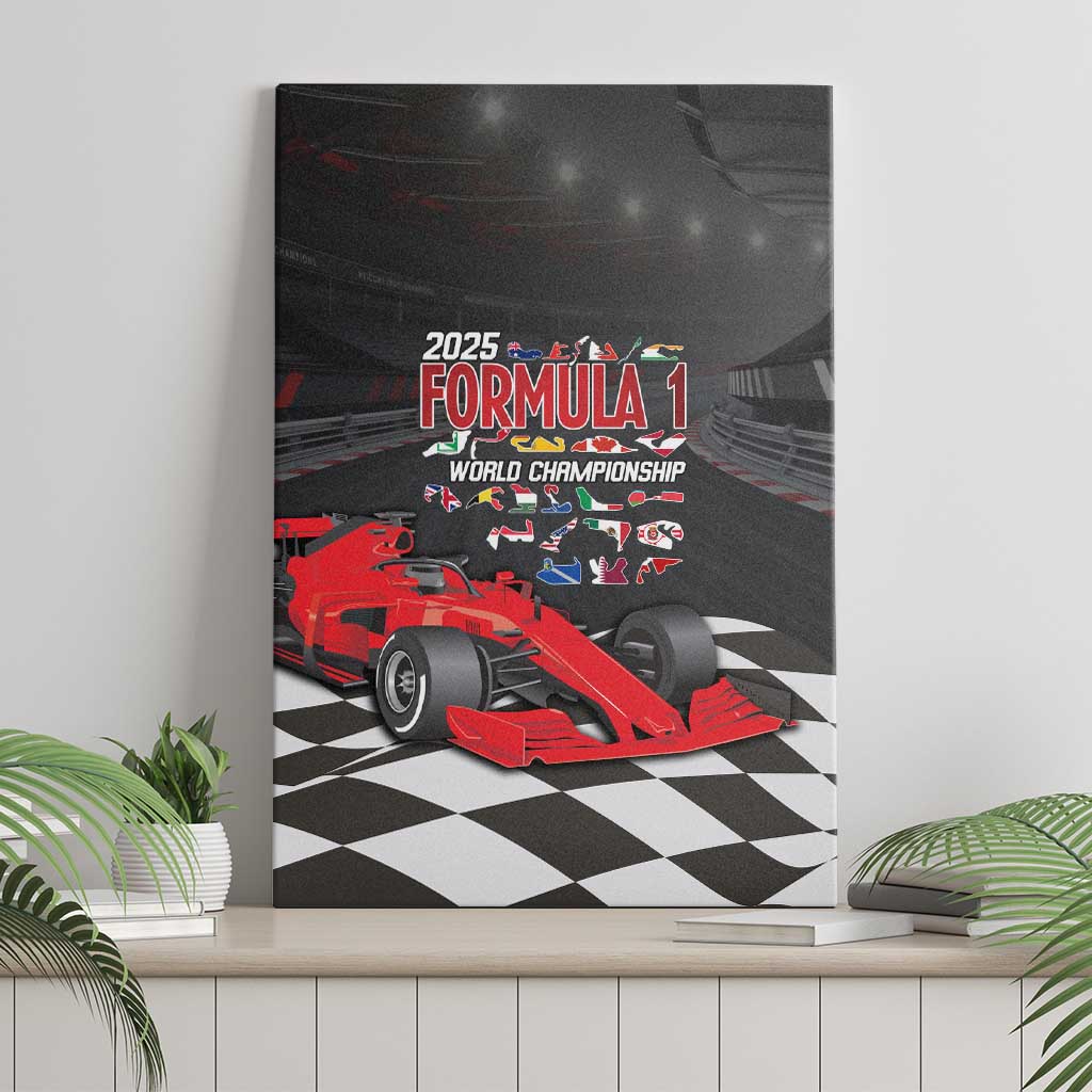 Racing Car 2025 Canvas Wall Art GP Circuits Born To Speed - Wonder Print Shop