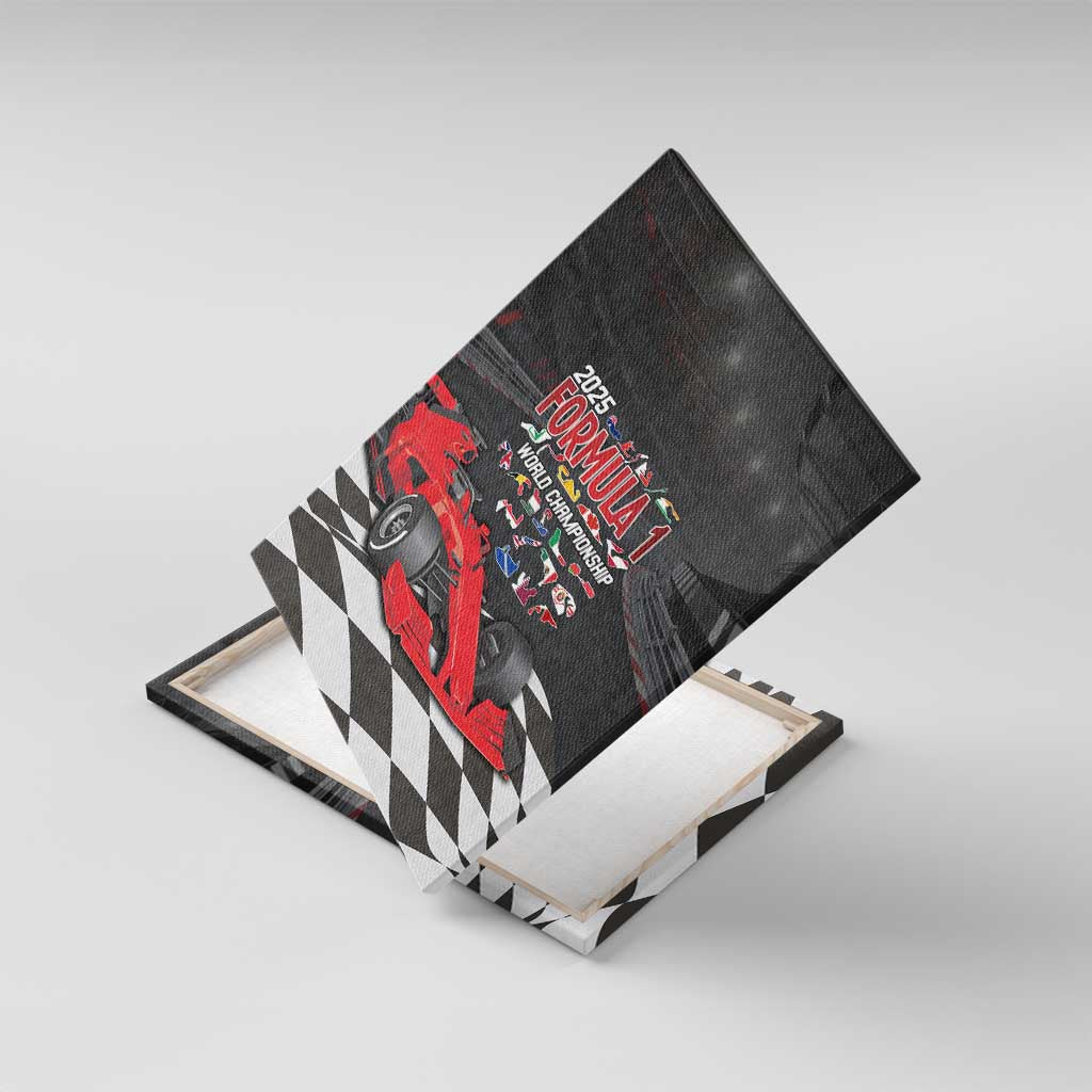 Racing Car 2025 Canvas Wall Art GP Circuits Born To Speed - Wonder Print Shop