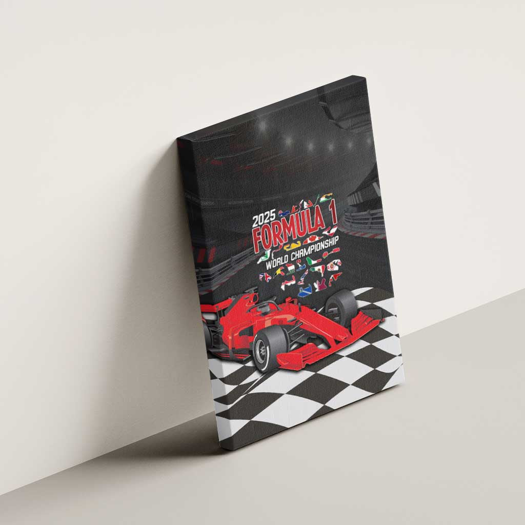 Racing Car 2025 Canvas Wall Art GP Circuits Born To Speed - Wonder Print Shop