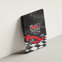 Racing Car 2025 Canvas Wall Art GP Circuits Born To Speed - Wonder Print Shop