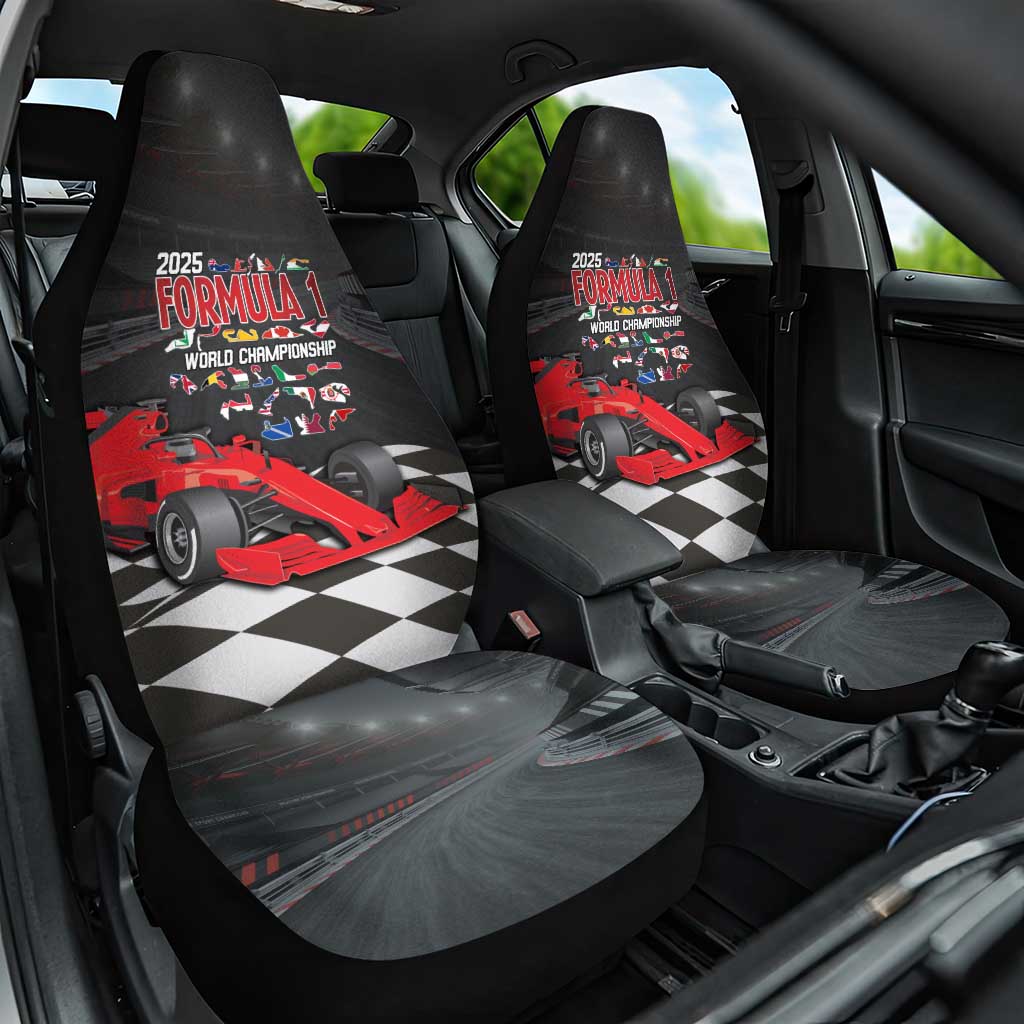Racing Car 2025 Car Seat Cover GP Circuits Born To Speed - Wonder Print Shop