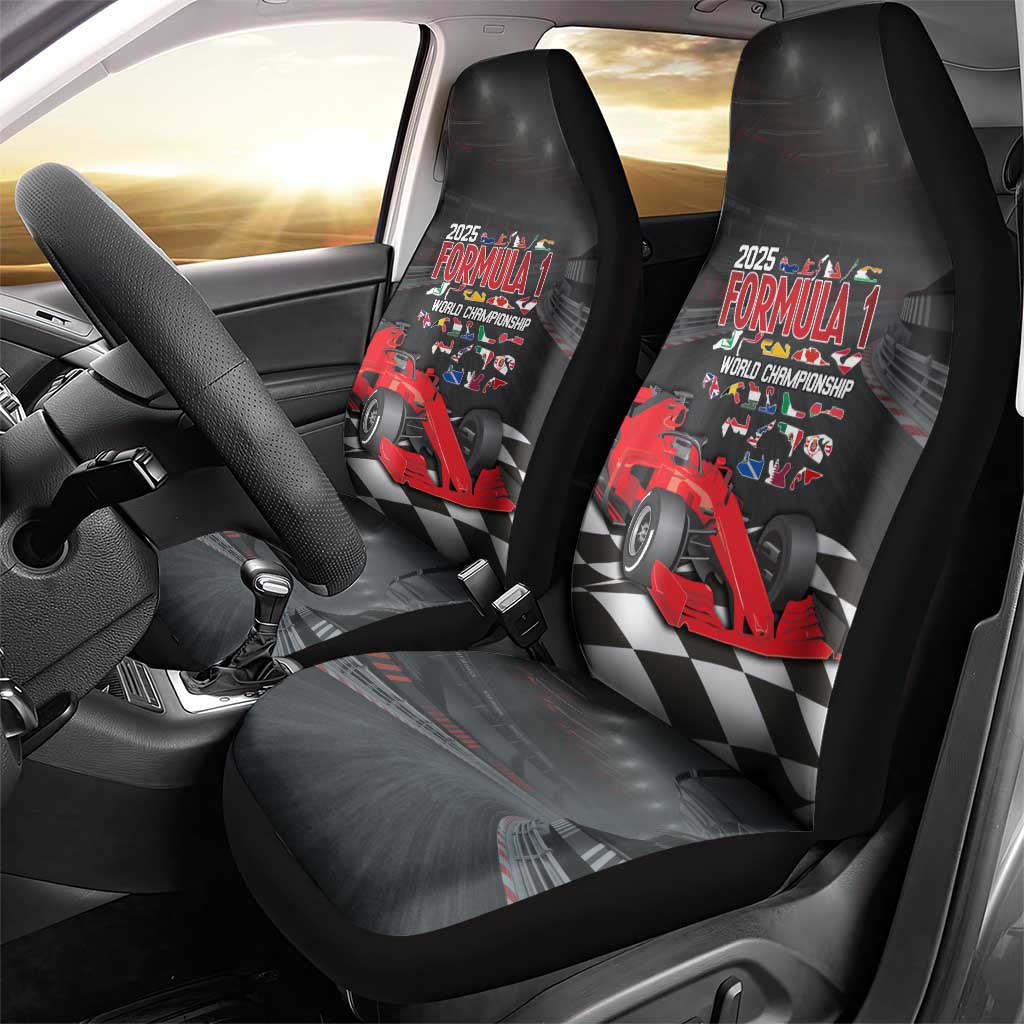 Racing Car 2025 Car Seat Cover GP Circuits Born To Speed - Wonder Print Shop