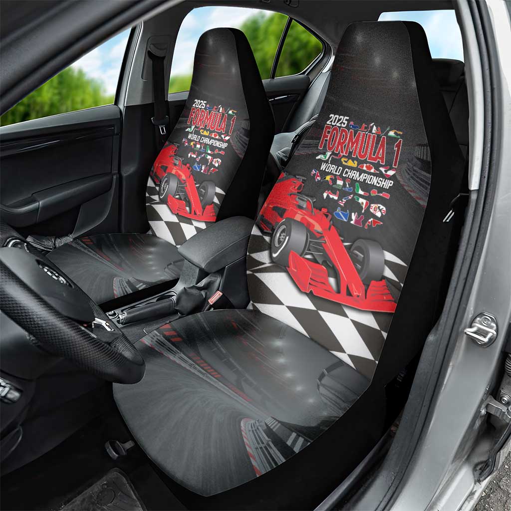 Racing Car 2025 Car Seat Cover GP Circuits Born To Speed - Wonder Print Shop