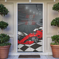 Racing Car 2025 Door Cover GP Circuits Born To Speed - Wonder Print Shop
