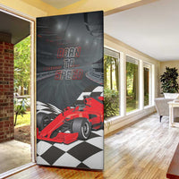 Racing Car 2025 Door Cover GP Circuits Born To Speed - Wonder Print Shop