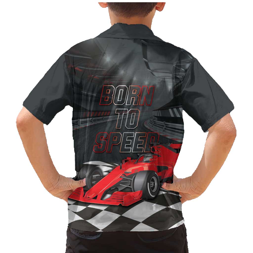 Racing Car 2025 Family Matching Mermaid Dress and Hawaiian Shirt GP Circuits Born To Speed - Wonder Print Shop
