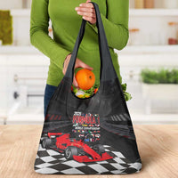 Racing Car 2025 Grocery Bag GP Circuits Born To Speed - Wonder Print Shop