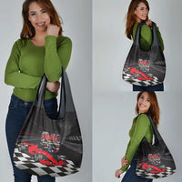 Racing Car 2025 Grocery Bag GP Circuits Born To Speed - Wonder Print Shop