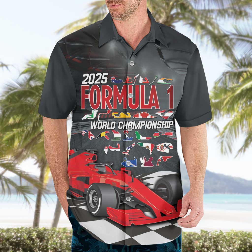 Racing Car 2025 Hawaiian Shirt GP Circuits Born To Speed - Wonder Print Shop