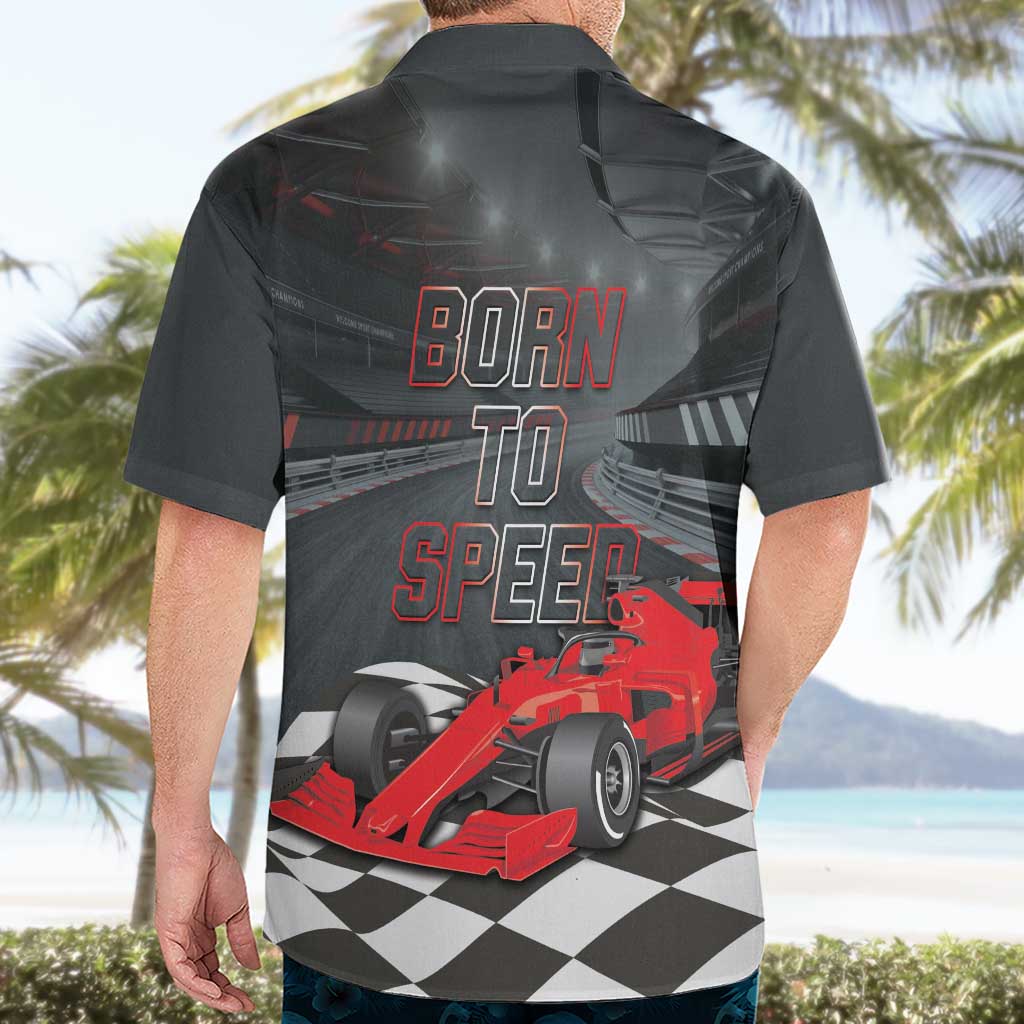 Racing Car 2025 Hawaiian Shirt GP Circuits Born To Speed - Wonder Print Shop