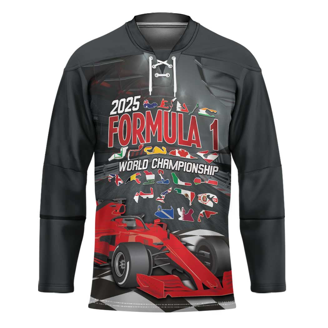 Racing Car 2025 Hockey Jersey GP Circuits Born To Speed - Wonder Print Shop