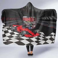 Racing Car 2025 Hooded Blanket GP Circuits Born To Speed - Wonder Print Shop