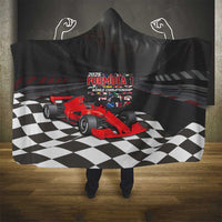 Racing Car 2025 Hooded Blanket GP Circuits Born To Speed - Wonder Print Shop