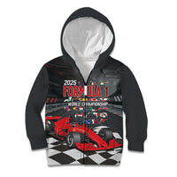 Racing Car 2025 Kid Hoodie GP Circuits Born To Speed - Wonder Print Shop