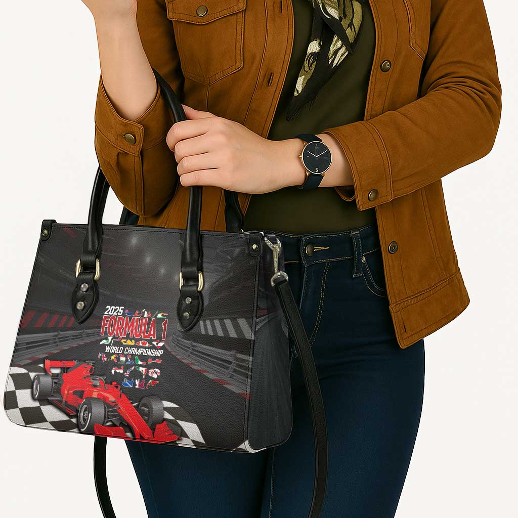 Racing Car 2025 Leather Bag GP Circuits Born To Speed - Wonder Print Shop