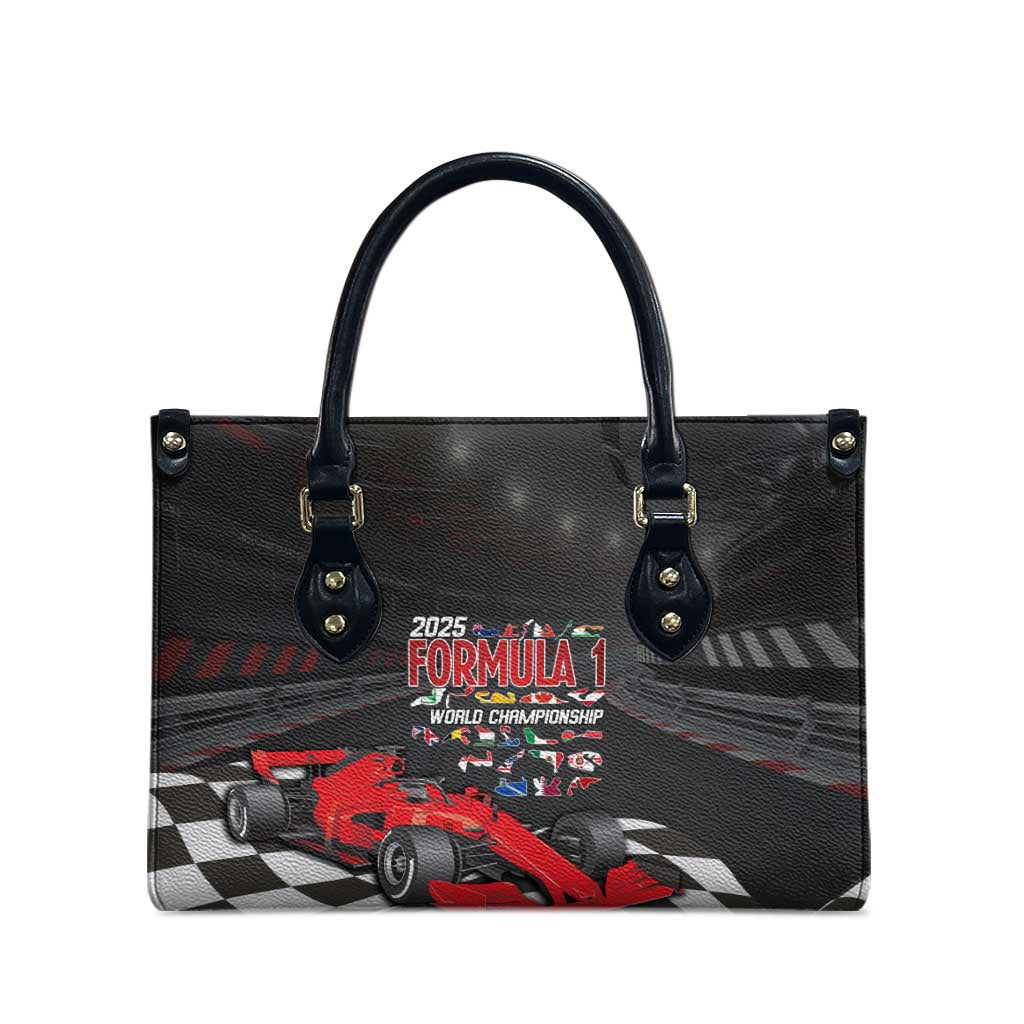 Racing Car 2025 Leather Bag GP Circuits Born To Speed - Wonder Print Shop