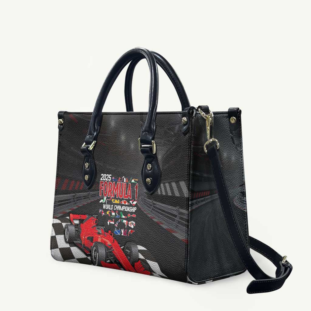 Racing Car 2025 Leather Bag GP Circuits Born To Speed - Wonder Print Shop