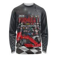 Racing Car 2025 Long Sleeve Shirt GP Circuits Born To Speed - Wonder Print Shop