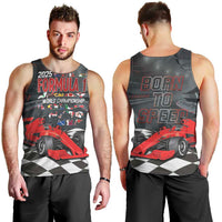 Racing Car 2025 Men Tank Top GP Circuits Born To Speed - Wonder Print Shop