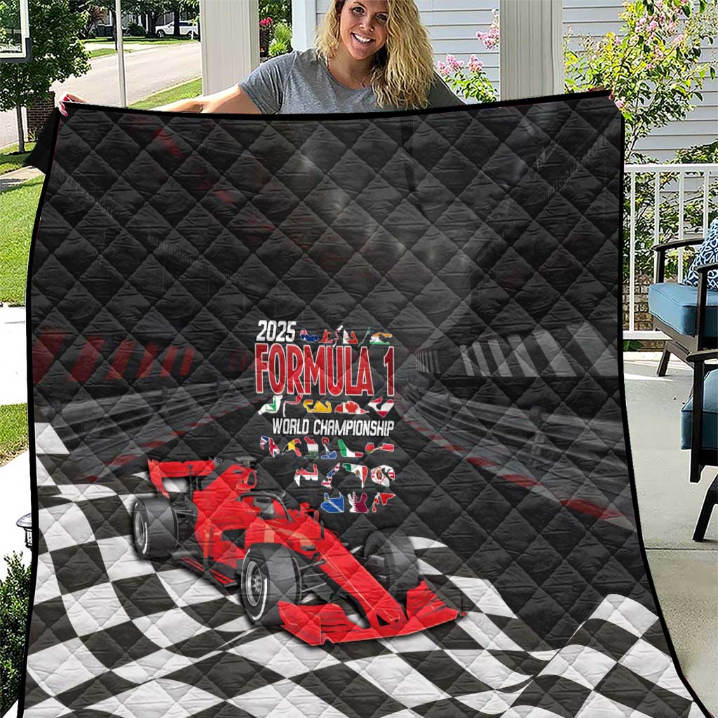 Racing Car 2025 Quilt GP Circuits Born To Speed - Wonder Print Shop