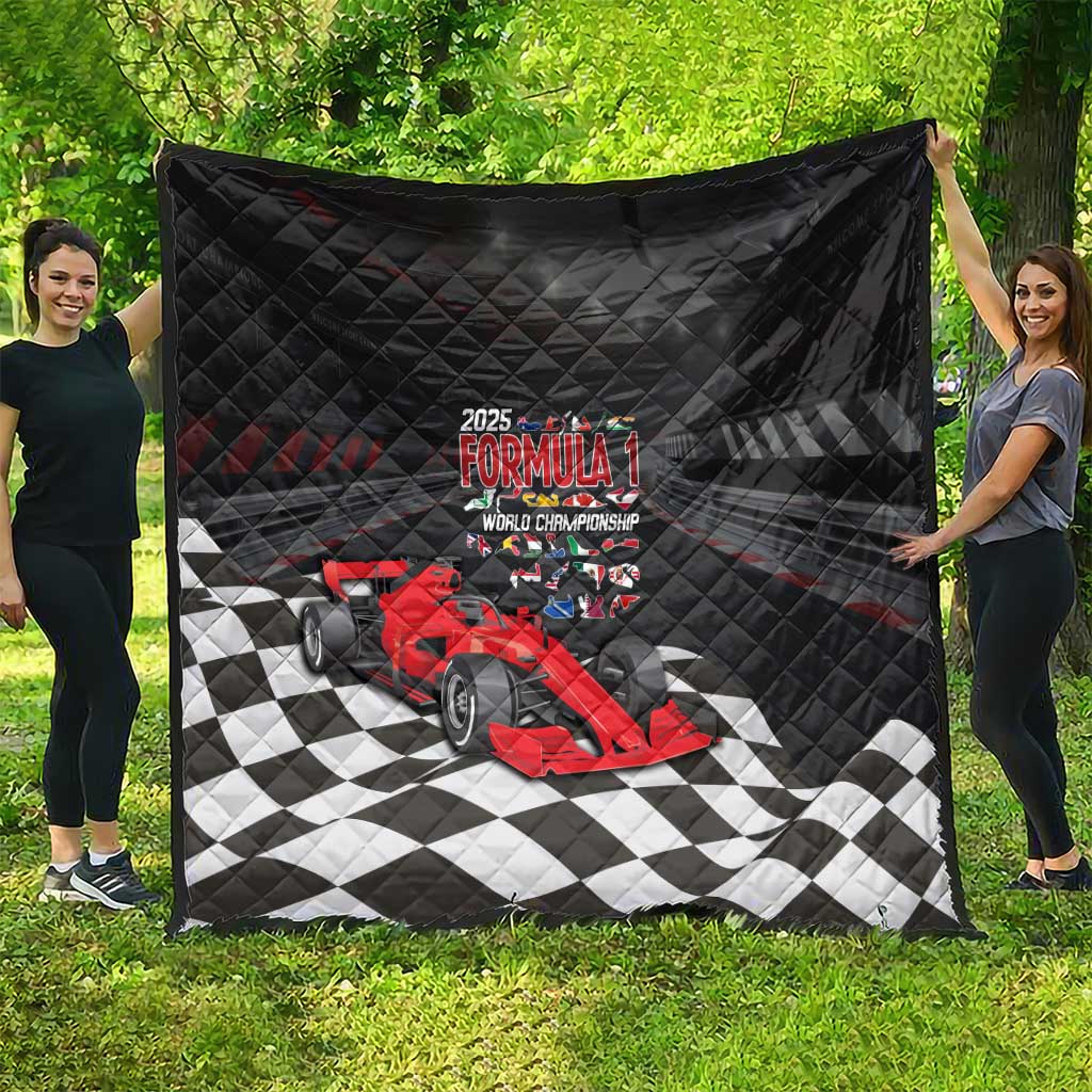Racing Car 2025 Quilt GP Circuits Born To Speed - Wonder Print Shop
