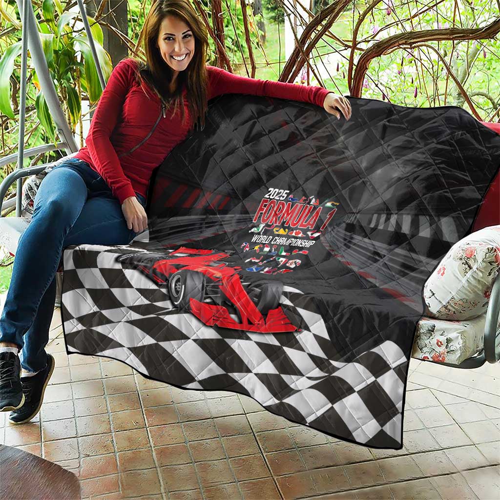 Racing Car 2025 Quilt GP Circuits Born To Speed - Wonder Print Shop