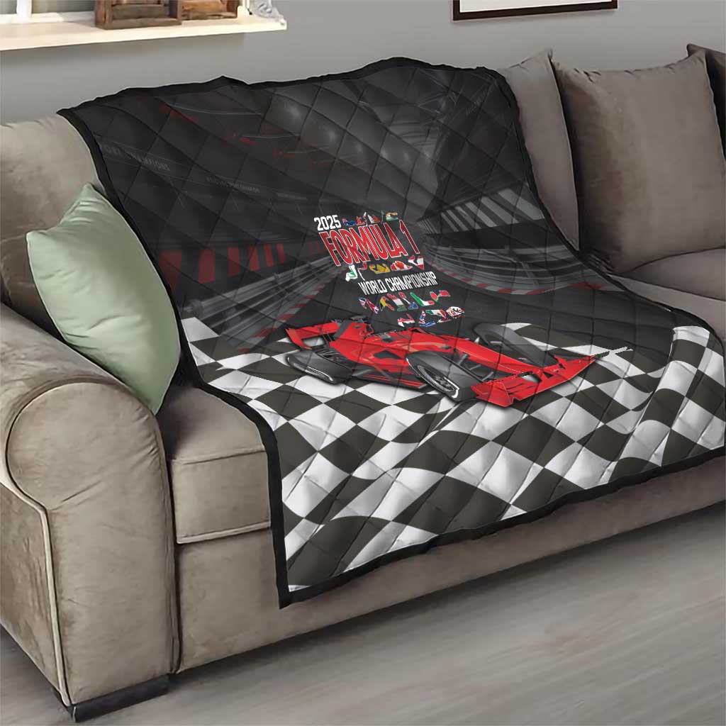 Racing Car 2025 Quilt GP Circuits Born To Speed - Wonder Print Shop