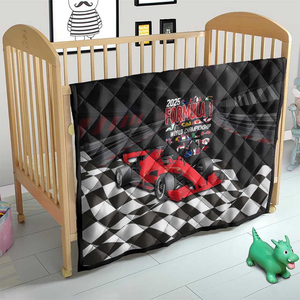 Racing Car 2025 Quilt GP Circuits Born To Speed - Wonder Print Shop