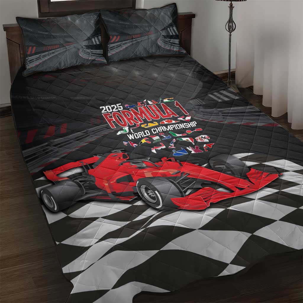 Racing Car 2025 Quilt Bed Set GP Circuits Born To Speed - Wonder Print Shop