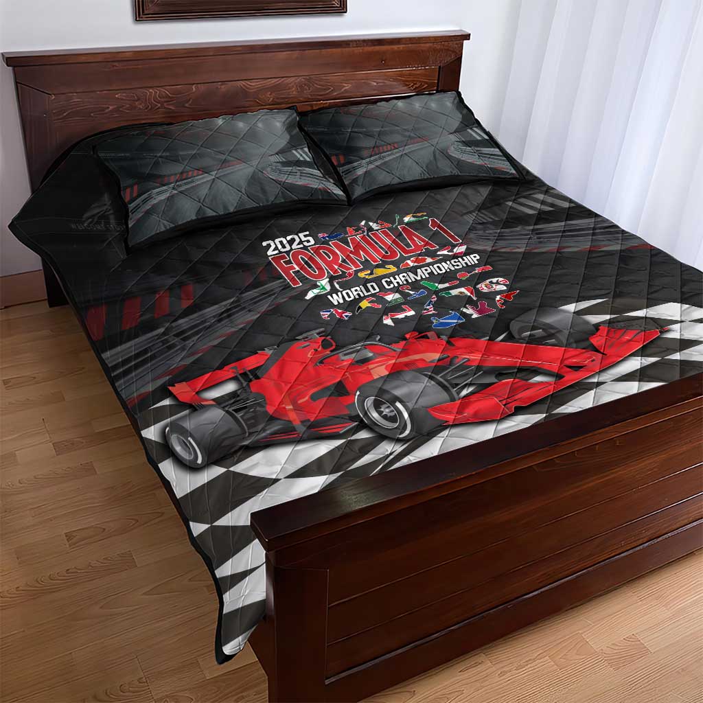 Racing Car 2025 Quilt Bed Set GP Circuits Born To Speed - Wonder Print Shop