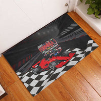 Racing Car 2025 Rubber Doormat GP Circuits Born To Speed - Wonder Print Shop