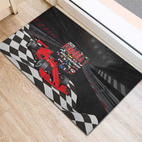 Racing Car 2025 Rubber Doormat GP Circuits Born To Speed - Wonder Print Shop
