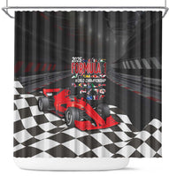 Racing Car 2025 Shower Curtain GP Circuits Born To Speed - Wonder Print Shop
