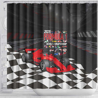 Racing Car 2025 Shower Curtain GP Circuits Born To Speed - Wonder Print Shop