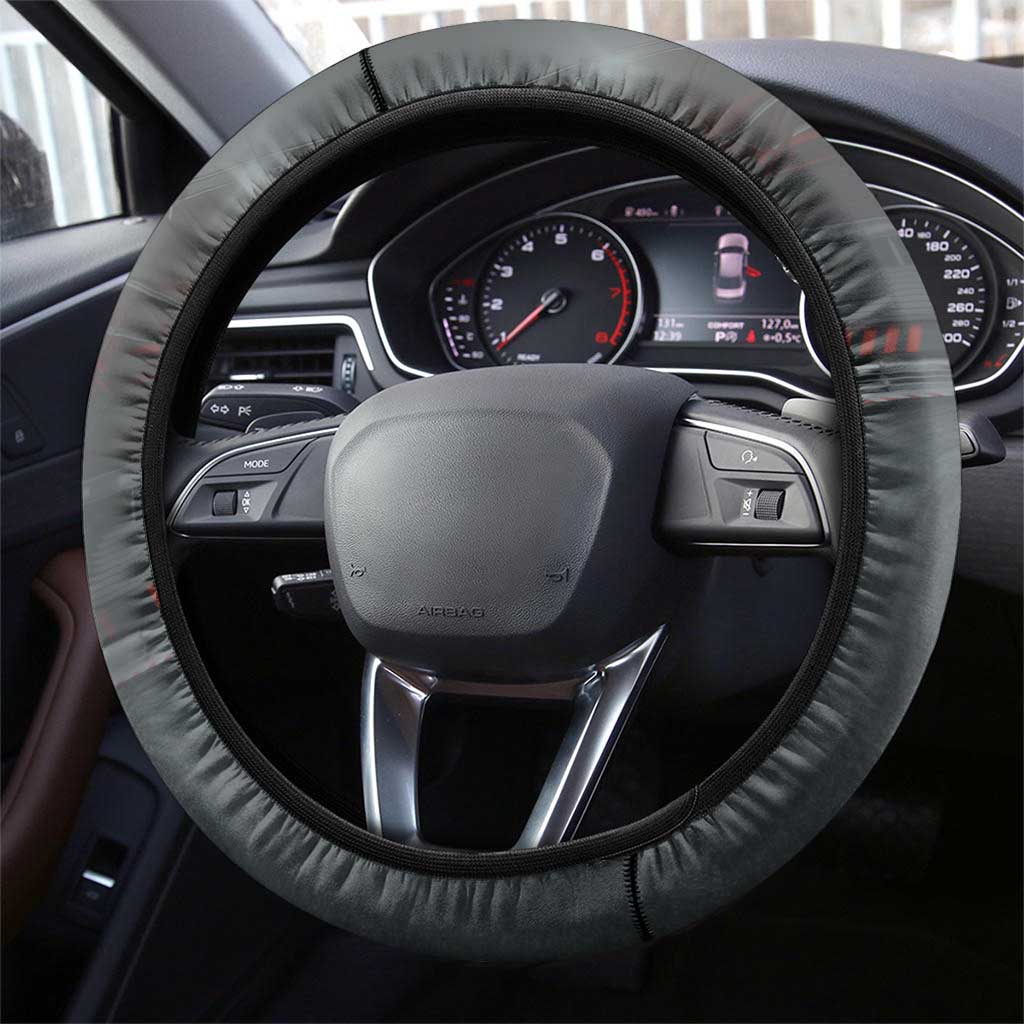 Racing Car 2025 Steering Wheel Cover GP Circuits Born To Speed - Wonder Print Shop