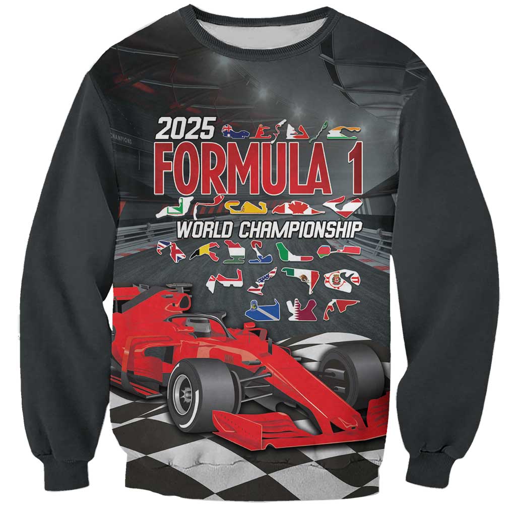 Racing Car 2025 Sweatshirt GP Circuits Born To Speed - Wonder Print Shop