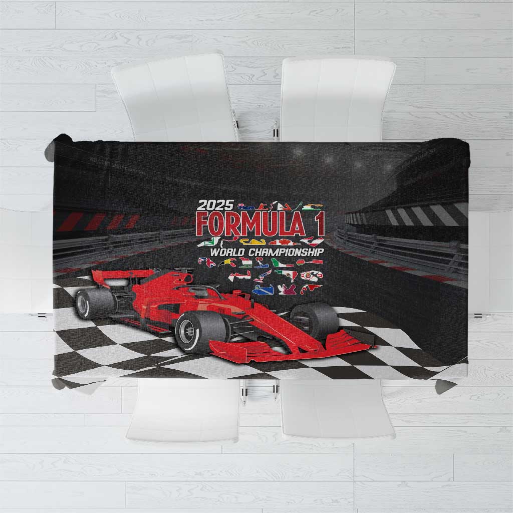 Racing Car 2025 Tablecloth GP Circuits Born To Speed - Wonder Print Shop