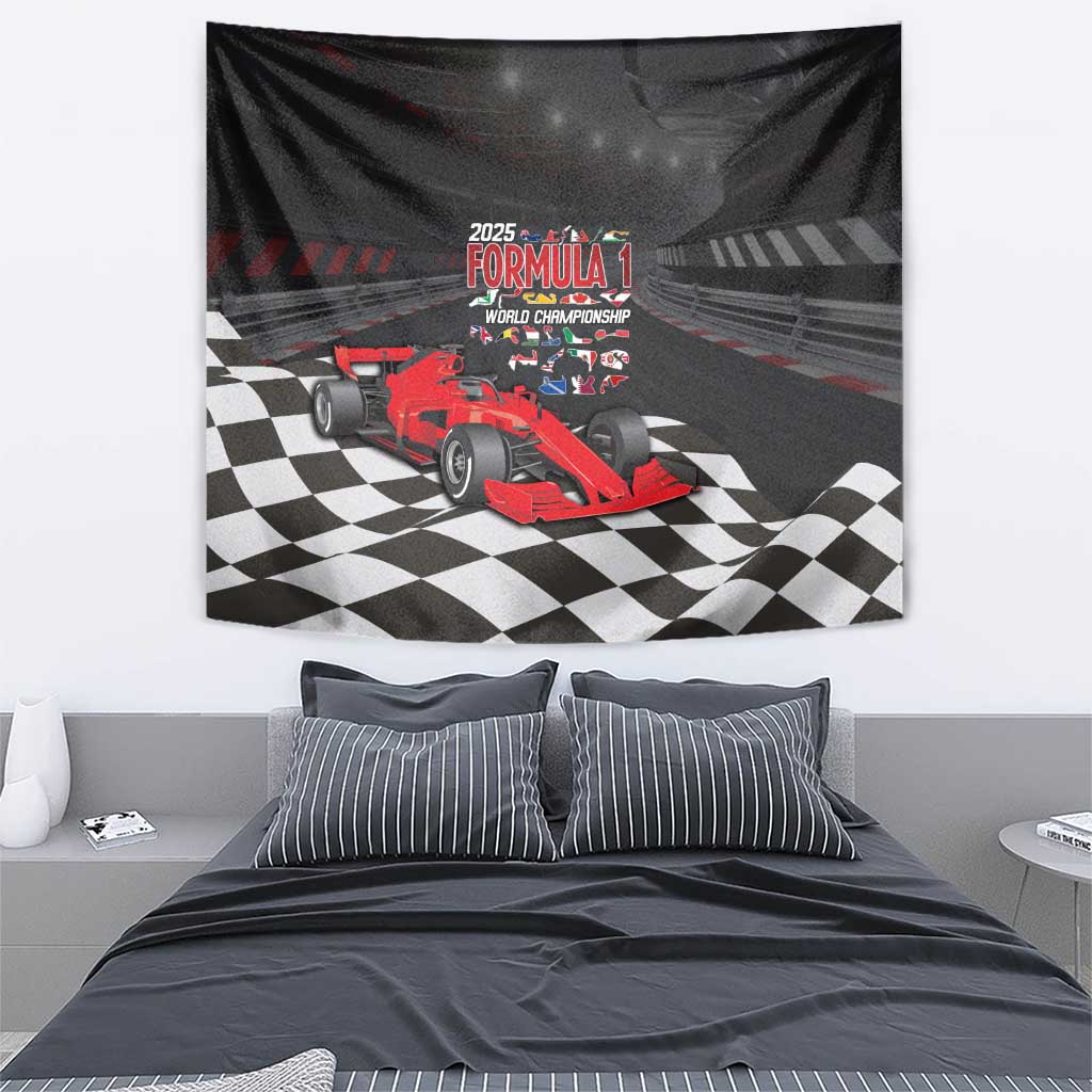 Racing Car 2025 Tapestry GP Circuits Born To Speed - Wonder Print Shop