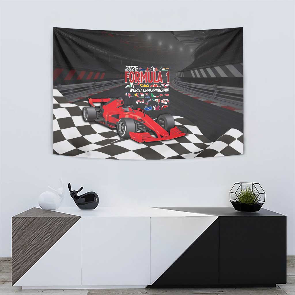 Racing Car 2025 Tapestry GP Circuits Born To Speed - Wonder Print Shop